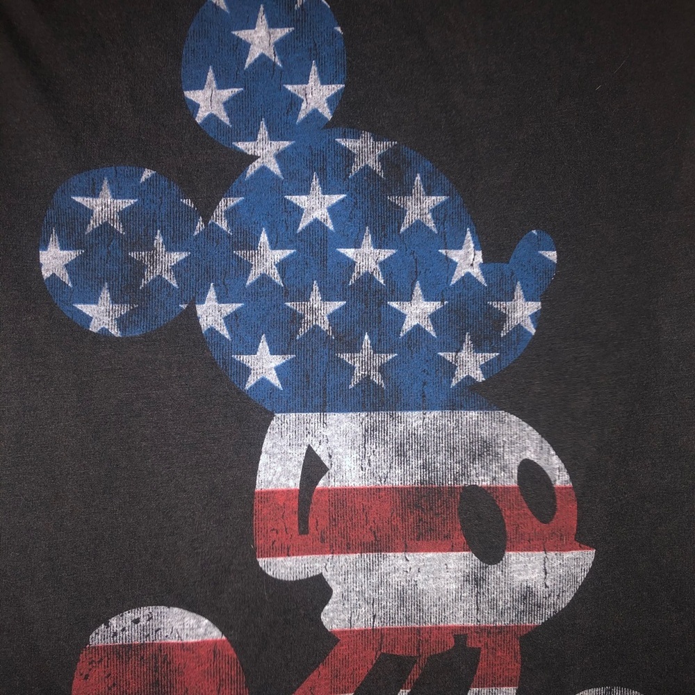 4th of July independence 🇺🇸 USA Mikey mouse flag sleeveless veterans tank top
